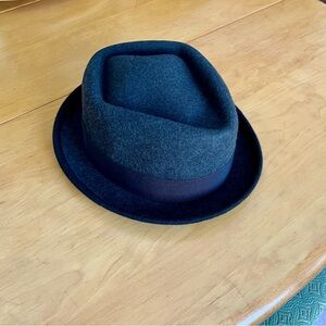 Fedora Hat Slate / Dark Grey by Dasmacara made in UK NWT